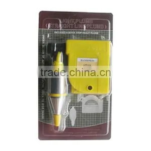 3m Yellow Plastic Box Magnetic Plumb Bob With Chromed Bob thumbnail-2