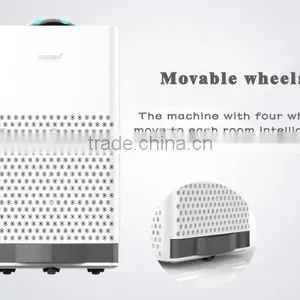 New Product in 2017aromatherapy Diffuse & HEPA Filter Ultrasonic Air Purifier Robot With APP Remote Control thumbnail-5