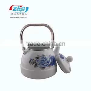 The Super Quality 2.5L Healthy Enamel Water Kettle Beautiful Decor thumbnail-3