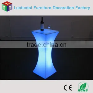 Rechargeable Waterproof/uv Resistance Square Cocktail Table for Outdoor Event thumbnail-5