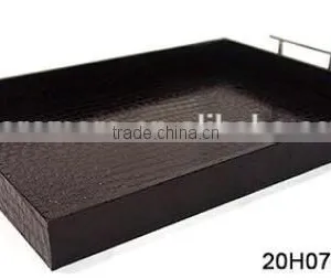 Popular Rectangular Tray With Two Metal Handles thumbnail-1