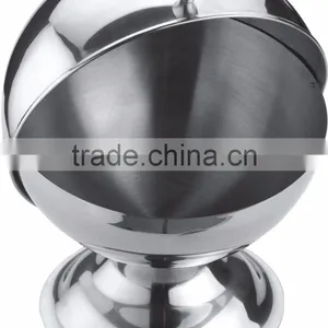 Stainless Steel Spice Jar Condiment Server Sugar Bowl With Rolltop Lid thumbnail-5