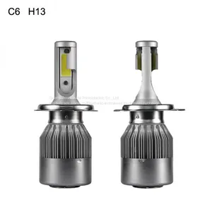 Led Headlight C6 H13 Cob 30W/Bulb 60W/Set 6400lm/set LED Headlight Bulbs Hi/Lo Led Car Headlight Headlamp thumbnail-3