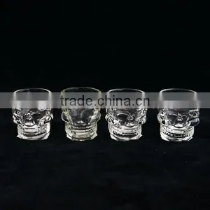 High Gualityed Transparent Single Wall Glass/ Skull Shot Glass thumbnail-2