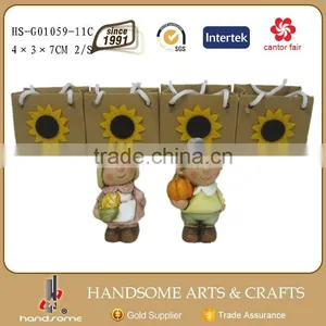 Small Boy and Girl Garden Statue Unisex Christmas Gift thumbnail-1