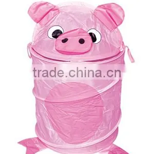 Kid's Pop-Up Hamper, Pig, Medium thumbnail-1