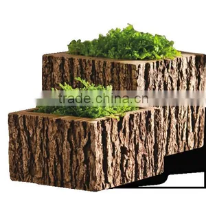 Art Lightweight Cement Pots, GRC (Glass Reinformed Concrete) Pots, Small Light Cement Planter thumbnail-1