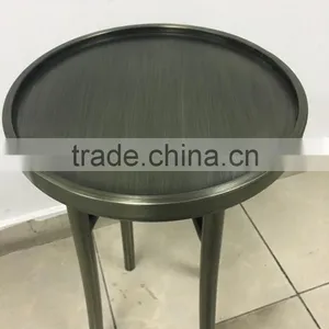 Online Shopping Brushed Bronze Frame Square Metal Coffee Table High Qualtiy thumbnail-1