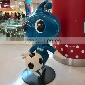 Football Man Cartoon Figure Mascot for Shopping Mall thumbnail-2