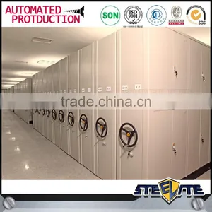Professional Furniture High Density Mechanical Mobile Book Shelving Library Furniture Storage System thumbnail-6