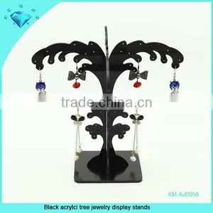 Black Acrylic Tree Jewelry Display Stands thumbnail-1