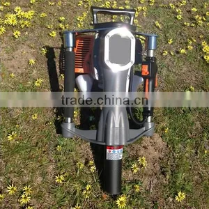 52mm Petrol Gas Powered Electric Power Mini Hand Fence Pile Piling Driving Hammer Machine Portable Honda Engine Post Driver thumbnail-1