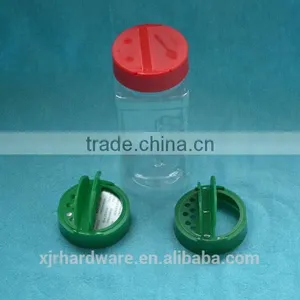Square Plastic Bottle With Hole Lids thumbnail-1