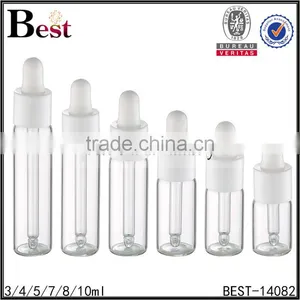 Clear Cosmetic Oil Mini 2ml Glass Vials Suppliers With White Plastic Dropper thumbnail-6