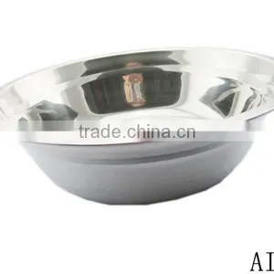 Stainless Steel Round Soup Plate With Strong Quality thumbnail-5