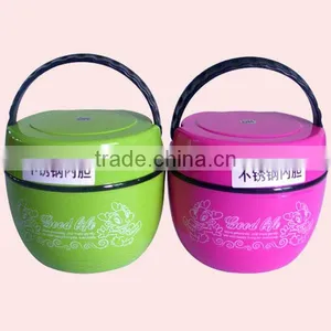 Colorful Microwave Stainless Steel Food Container With Handle thumbnail-1