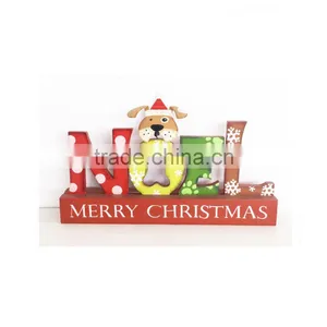 2017 NOEL Deer Print Letters Tabletop Decoration Native Christmas Decor thumbnail-1
