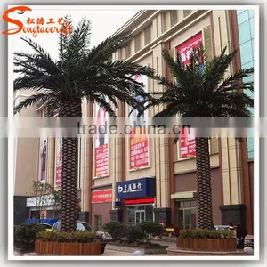 Songtao Suplier Artificial Date Palm Tree Customized Fibeerglass Date Palm Tree Fiberglass Artificial Palm Trees thumbnail-1