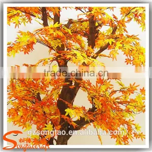 Wholsale Artificial Tree Fiberglass Tree and Artificial Red Maple Tree for Decoration Indoor thumbnail-6