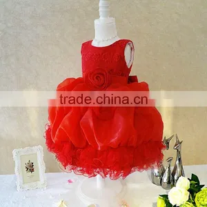 Free Shipping! New Arrival Sleeveless Fresh Girl Wedding Dresses,girls Party Dress Baby Girl Dress for Children 3-8 Years Old thumbnail-3