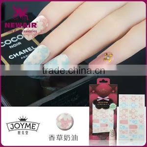 NEWAIR New Fashion Bright Flower Colorful Nail Sticker for Young Girls thumbnail-5