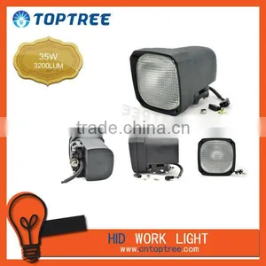 5" HID Work Light With Guard/HID Work Light With Cover/HID Work Light Suit for Truck, Farm Machinery, Mining Truck thumbnail-1
