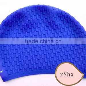 Comfortable Printing Silicone Swim Cap Large Swimming Cap thumbnail-1