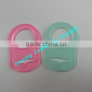 High Quality Colored Soft Silicone Pacifier Ring Safe For Baby thumbnail-3