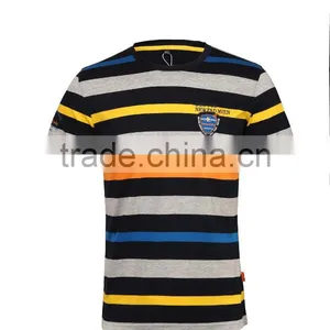 2016 New Wholesale Striped T-shirt thumbnail-1