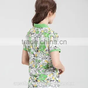 2016 New Designs Lady Colorful Polo t Shirt Factory Price thumbnail-3