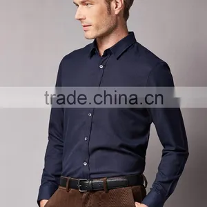 New Design Blends Cotton Slim Men Shirt BSL0071 thumbnail-4