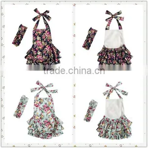 Wholesale Boutique Newborn Romper 100% Cotton 2016 Floral Girl Baby Clothes From Manfactory thumbnail-2