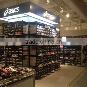 New Design Metal Power Coated Outlet Shelving Sport Shoe Gondola thumbnail-4