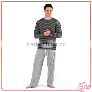 Cotton Striped Long Sleeve Pijama for Man thumbnail-1