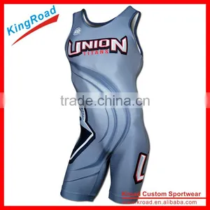 Full Sublimation Men's Wrestling Suits/wholesale Wrestling Singlets/suit for Man thumbnail-2
