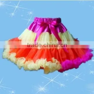 2014 Spring New Sweet Charming Baby Kids Girls Fluffy Dance Wear Pettiskirts Cute Chiffon Tutu Princess Skirts thumbnail-6