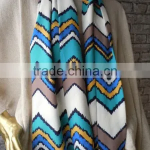 Chevron Infinity Scarf / Neckwarmer, Scarf Infinity, Loop Circle Scarf, Cowl Scarf,fashion Scarf thumbnail-5