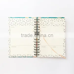 Spiral Binding Hardcover Planner Custom,full Color Printing Personal Notebook thumbnail-4