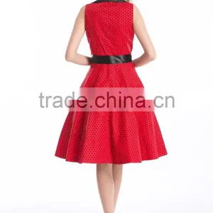2016 Instyles Rockabilly Retro Pin UP Tamsin Belted Dress Floralveless Swing Dress With Belt thumbnail-3