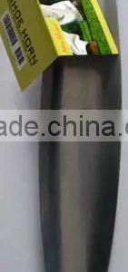 Short Handle Plastic Decorative Shoe Horn thumbnail-1