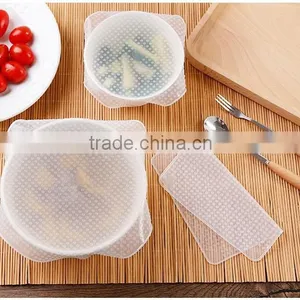 Amazon 2017 Hot Selling Stretch And Fresh For Keeping Food Fresh Film REUSABLE CLING WRAP thumbnail-5