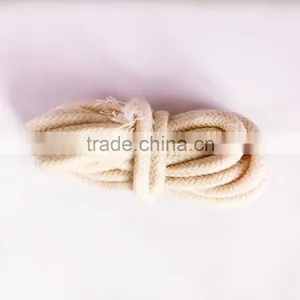 100-Percent Cotton White Knotted Climbing Rope thumbnail-1