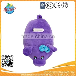 Pig Shaped Plush Piggy Bank thumbnail-1