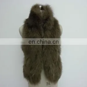 2013 Fox Fur Stand Collar Vest thumbnail-3