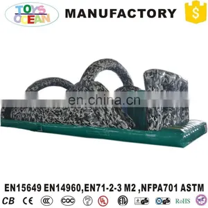 Funny Inflatable Camouflage Obstacle For Boys Playground Toys On Sale thumbnail-1
