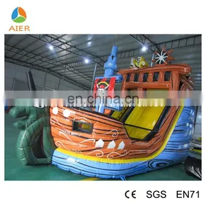2016 Inflatable Pirate Bouncer House With Slide/ Pvc Bouncy Castle thumbnail-1
