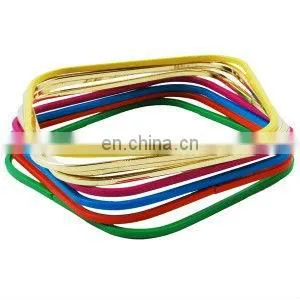 Colourful Square Mix Metal Bangle Bracelet thumbnail-1
