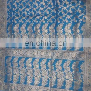 HAND LOOM SILK JUNGLA SAREE thumbnail-2
