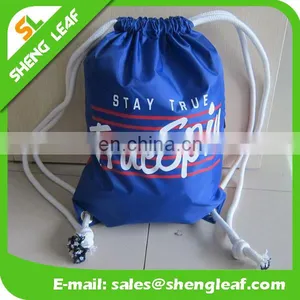 Promote Sale Large Gym Bag Custom Polyester Drawstring Bag thumbnail-1