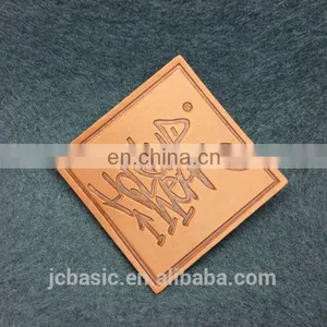 OEM Custom Fashion Clothing Leather Jeans Main Labels thumbnail-2